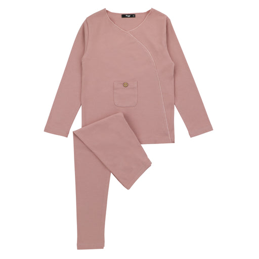 Wrap with Pocket Loungewear Set, Pink