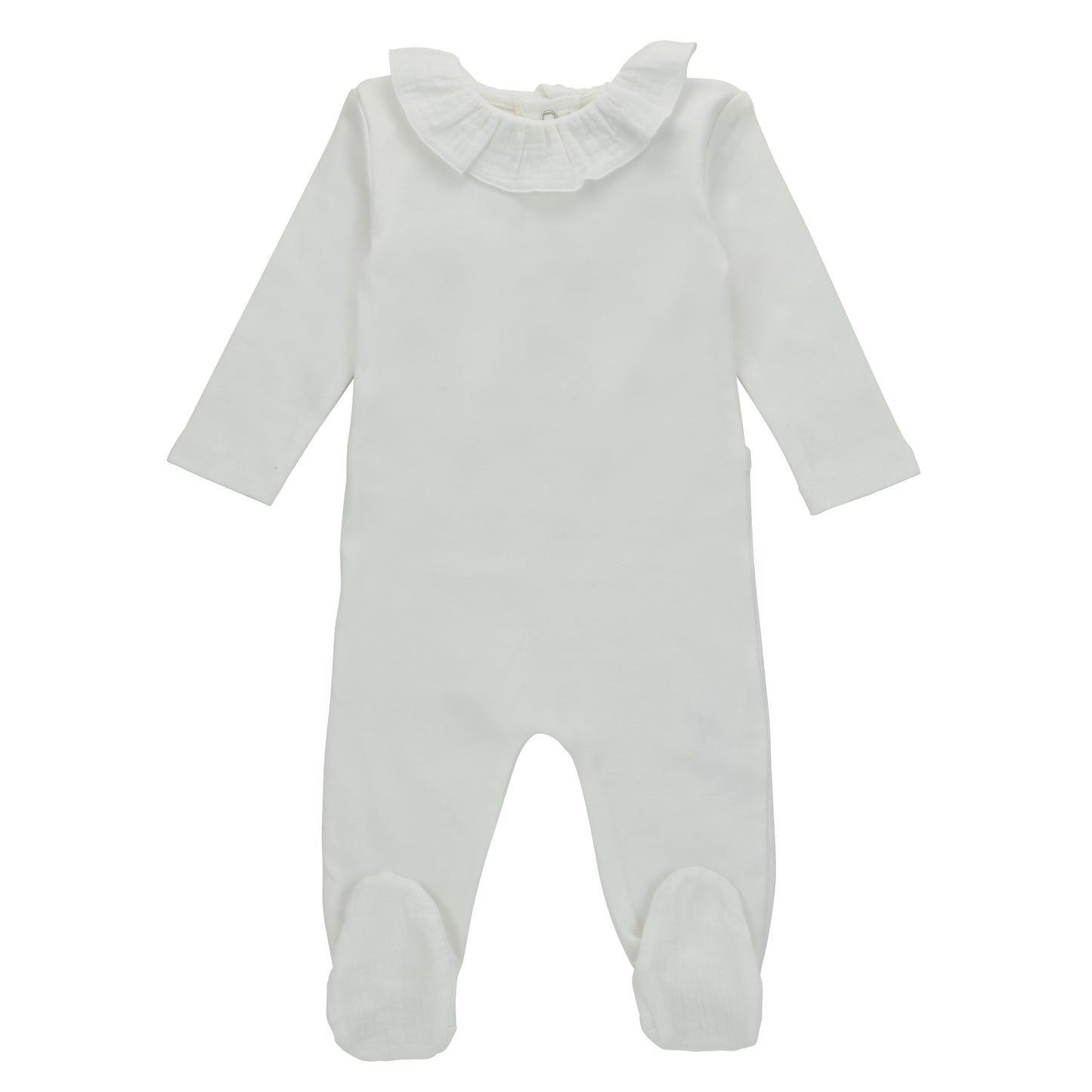 Muslin Accents Footie, Girl