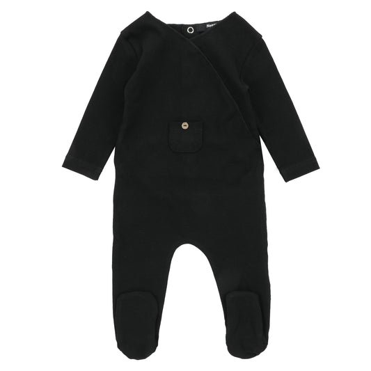 Wrap with Pocket Footie, Black