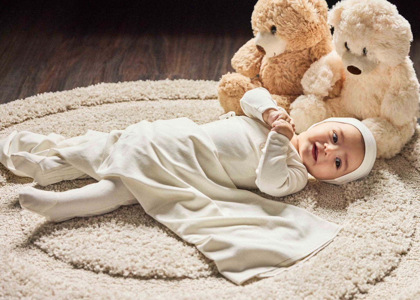 Teddy Wrap Footie And Beanie