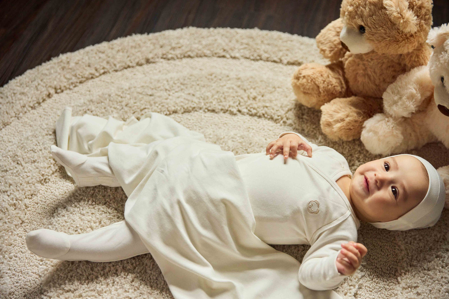 Teddy Wrap Footie And Beanie