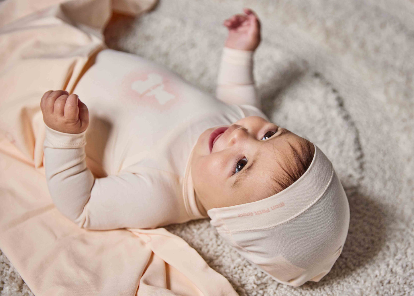 Aura Bear Footie And Beanie