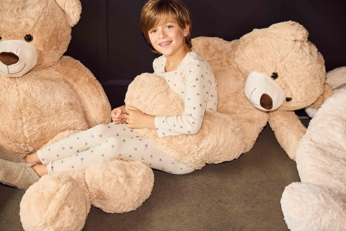 Bamboo Teddy Printed Footie