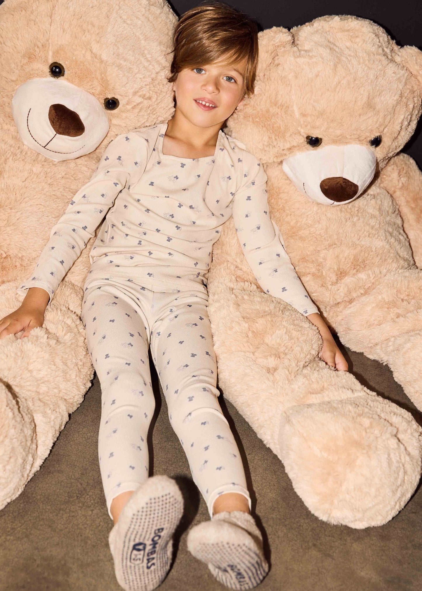 Bamboo Teddy Printed Loungewear Set