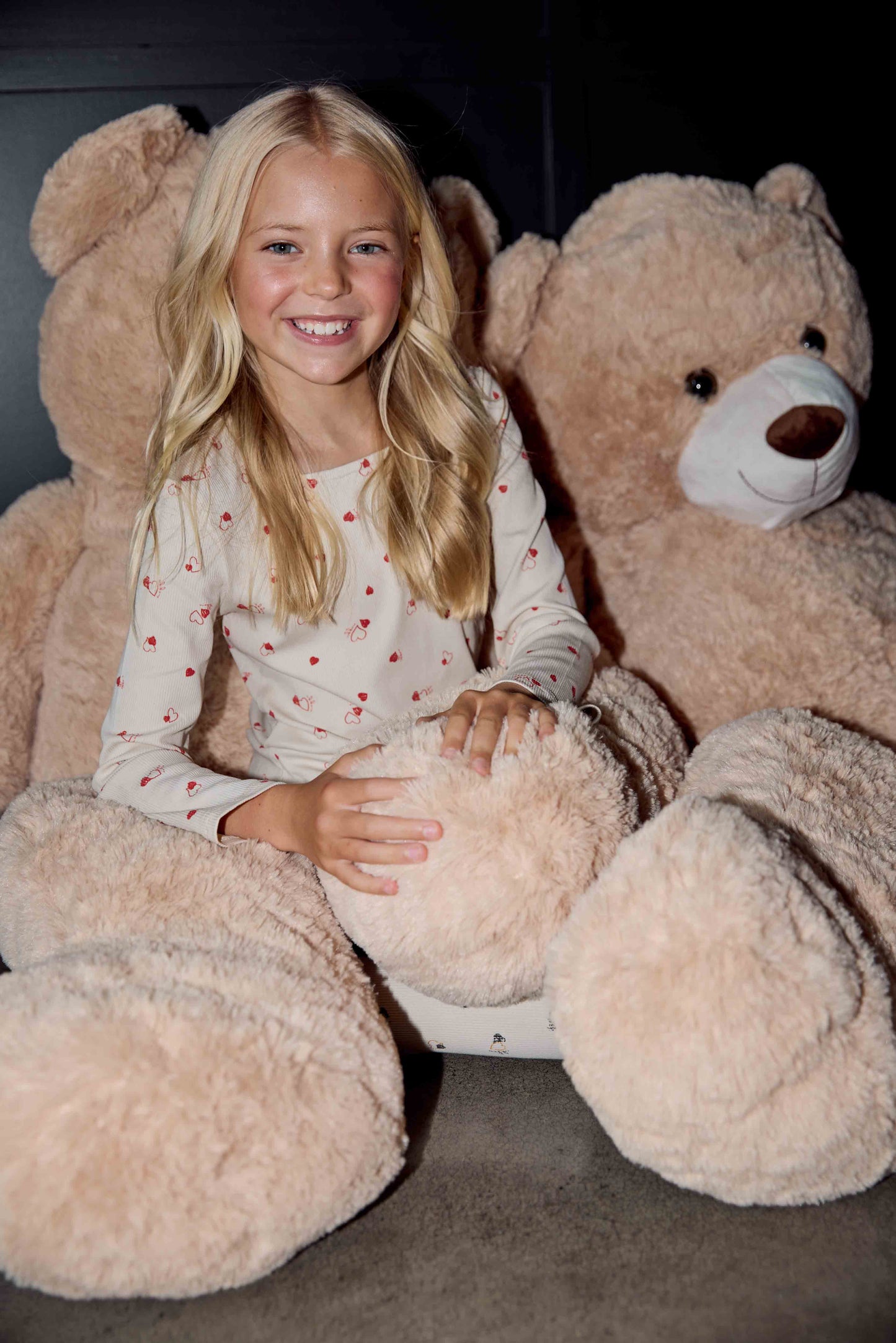 Bamboo Heart Printed Loungewear Set