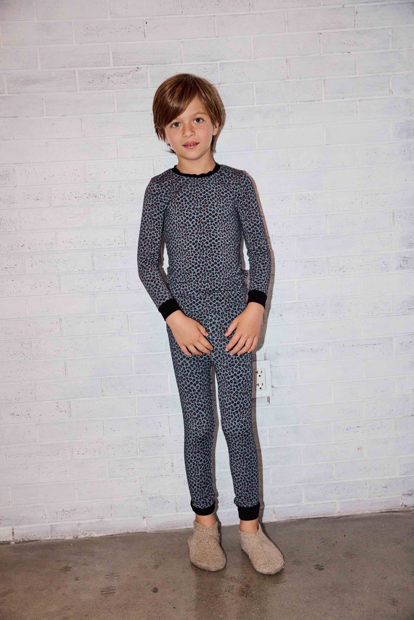 Bamboo Leopard Loungewear Set