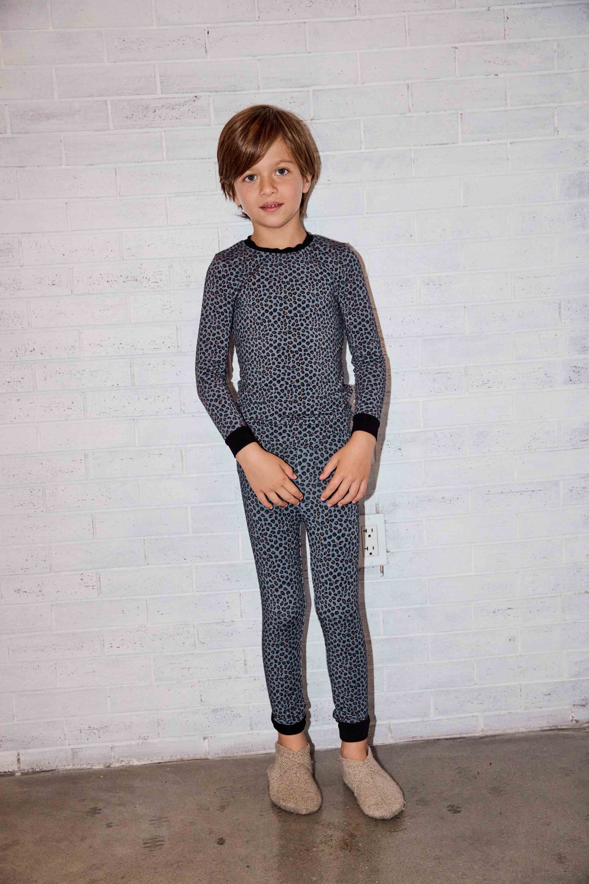 Bamboo Leopard Footie