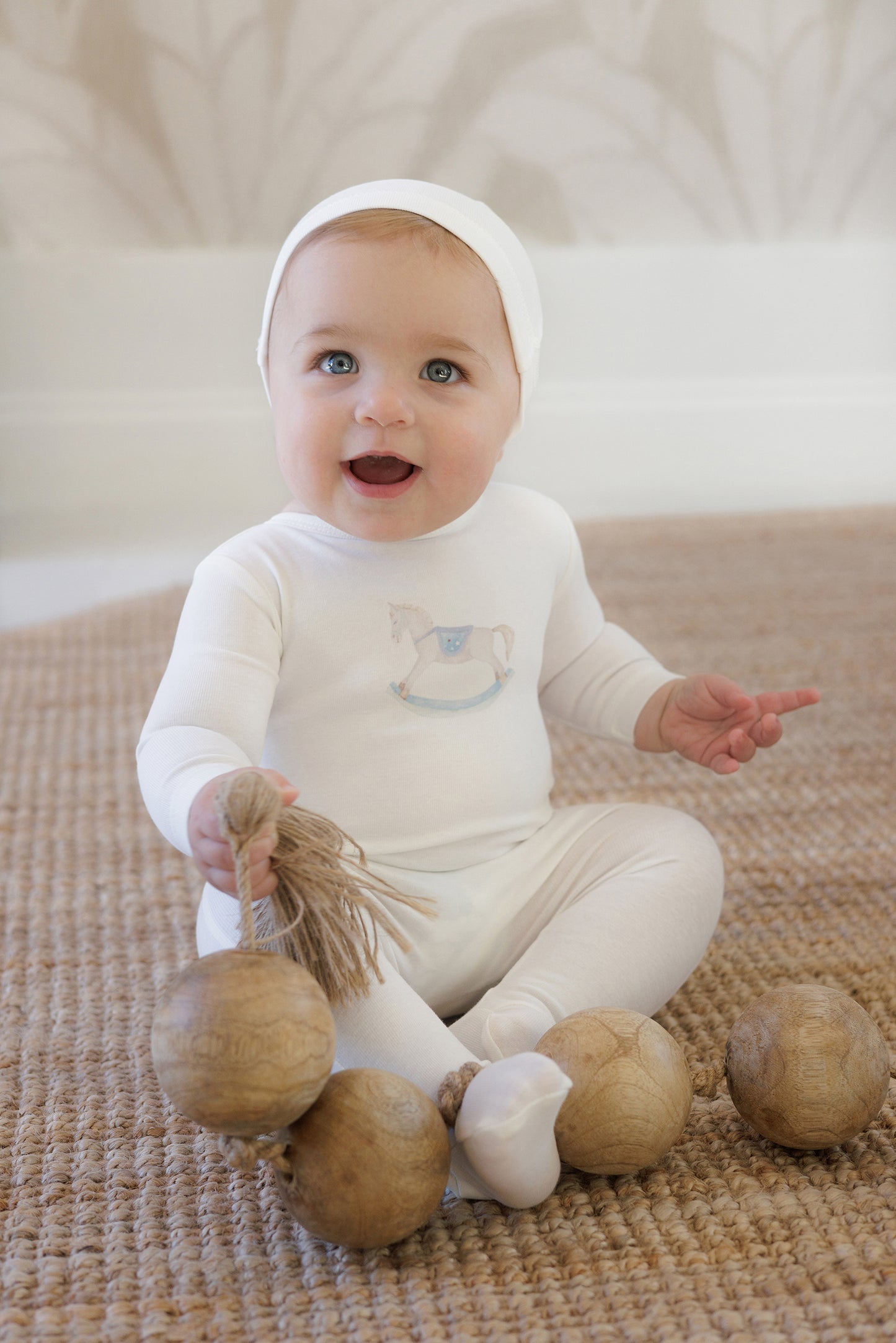 Boys Rocking Horse  Footie