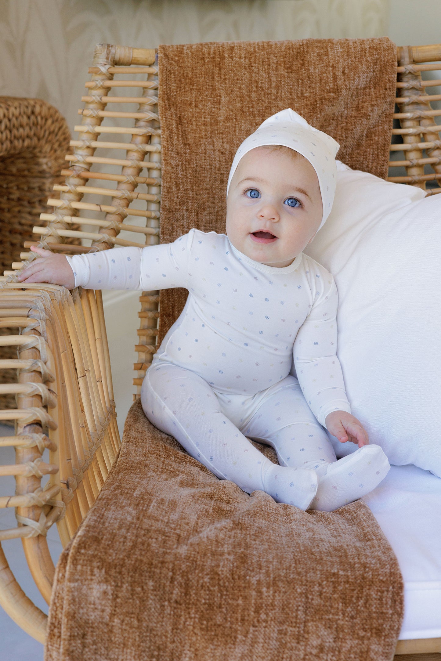 Boys Bamboo Pattern Blanket