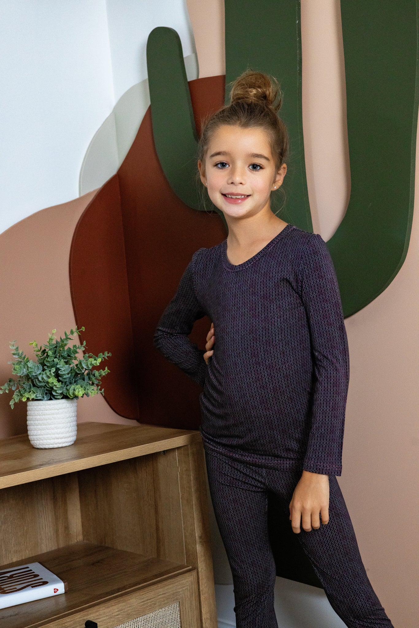 Ombre Printed Footie, Girls