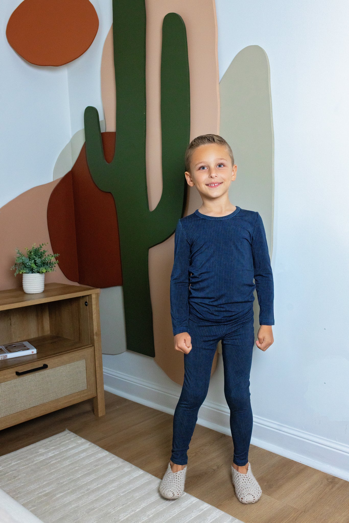 Ombre Printed Footie, Boys
