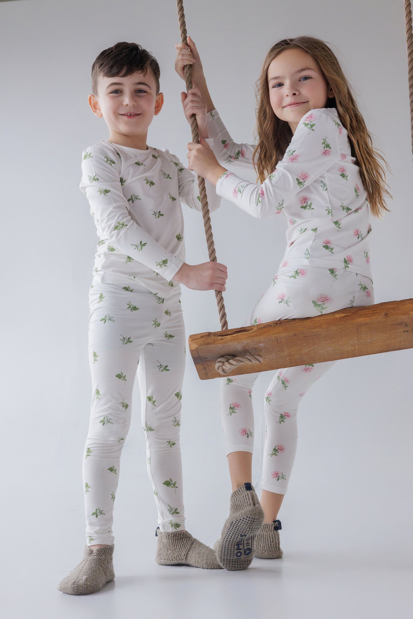 Bamboo Floral loungewear set, Girl