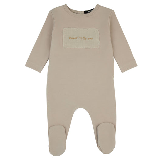 Boys Muslin Patch Footie