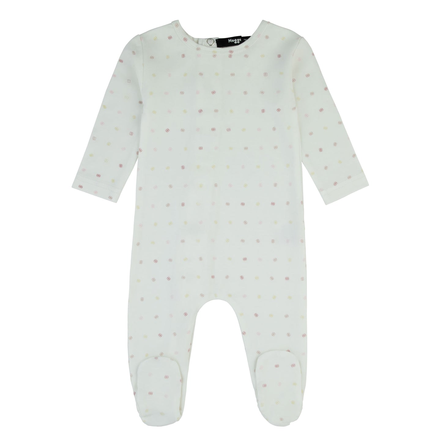 Girls Bamboo Pattern Footie