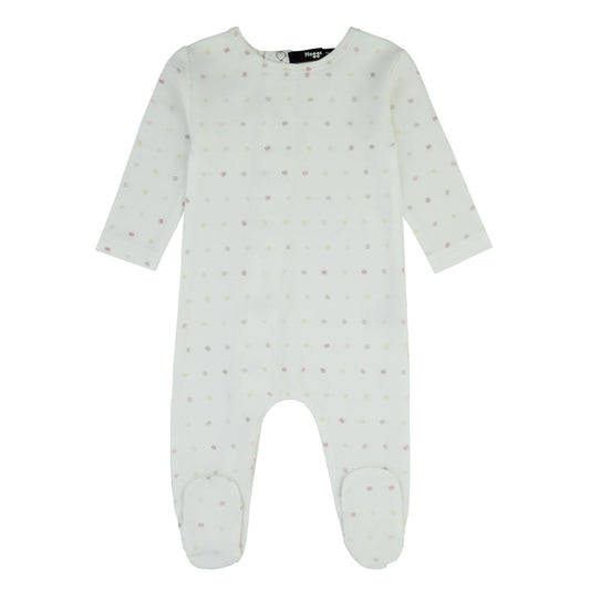 Girls Bamboo Pattern Footie