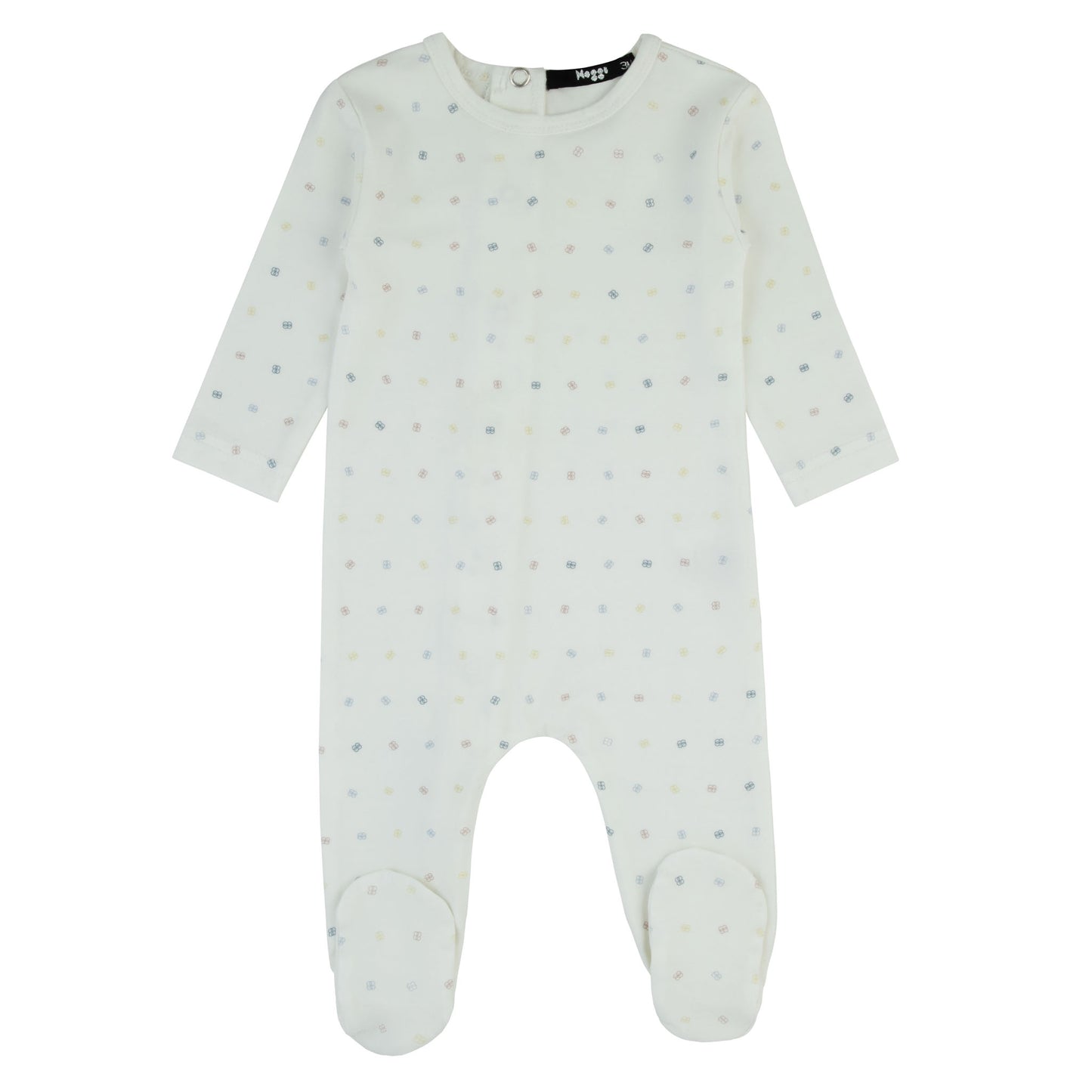 Boys Bamboo Pattern Footie