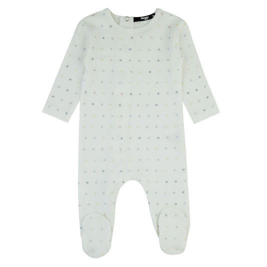 Boys Bamboo Pattern Footie