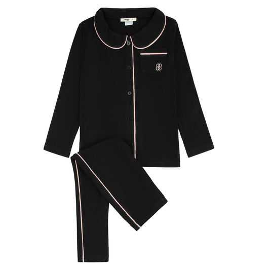 Button Down Loungewear Set, Girls