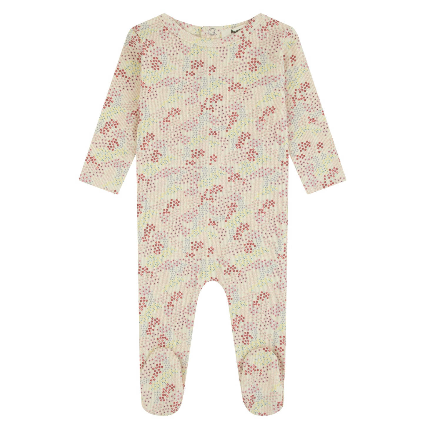 Floral Print Footie, Girls
