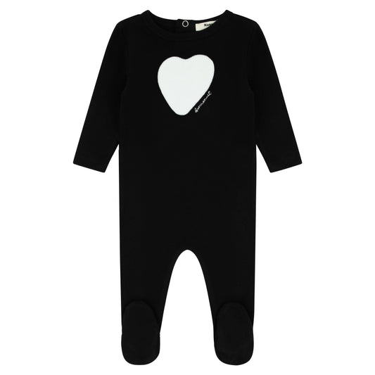 Heart/Star Footie, Girls