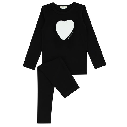 Heart/Star Loungewear Set, Girls