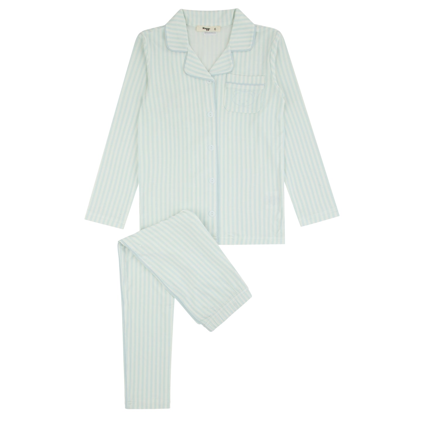 Striped Button Down Loungewear Set, Boys