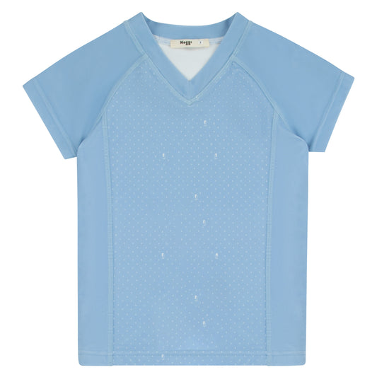 Sea Blue Emblem Rash Guard