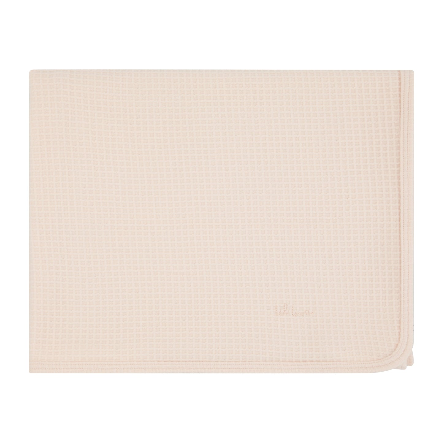 Lil Love Embroidered Waffle Blanket, Pink