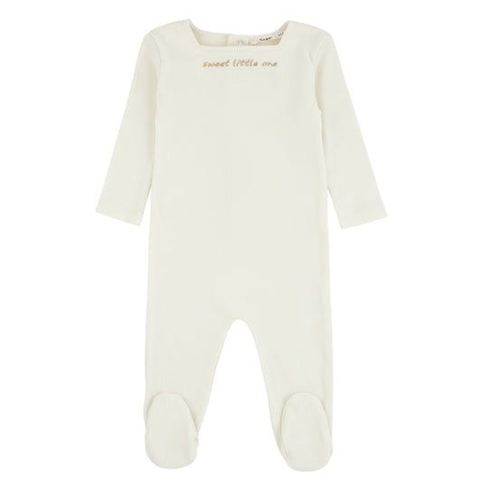 Sweet Little One Footie, Ivory