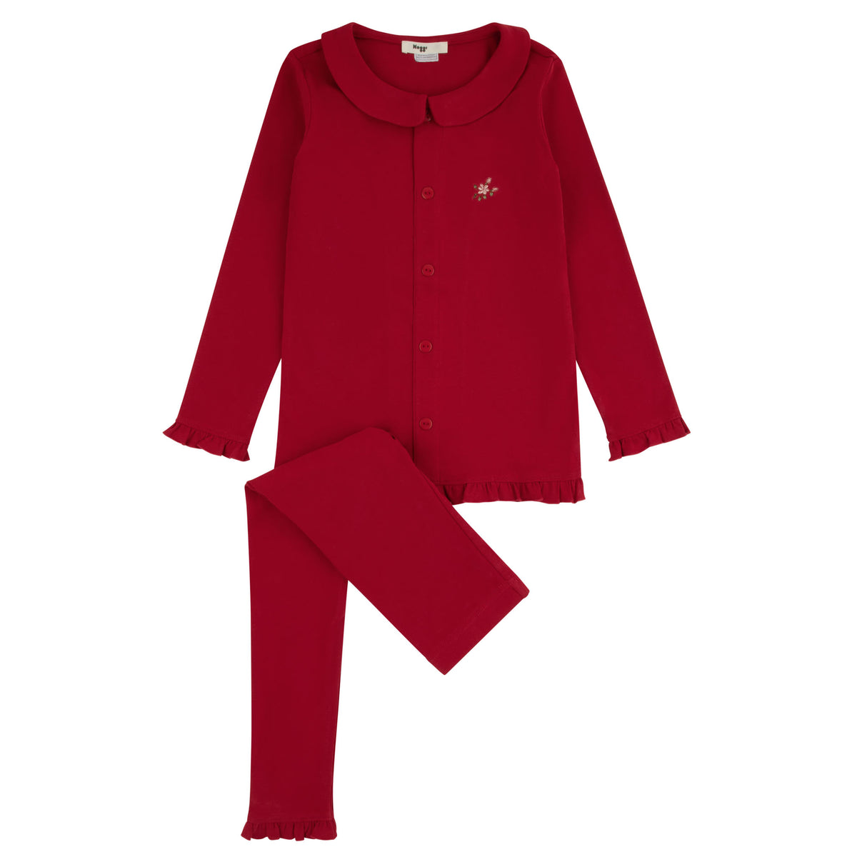 Ruffle Grandpa Loungewear Set