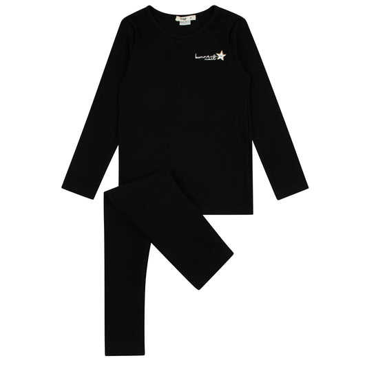 Bamboo Ribbed Loungewear Set, Boys