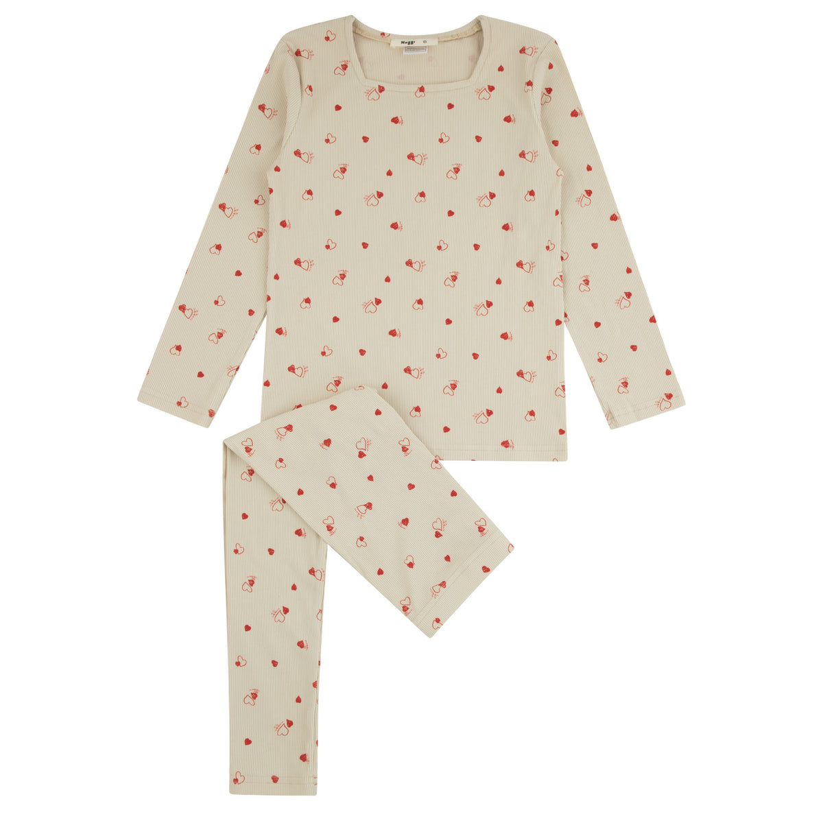 Bamboo Heart Printed Loungewear Set