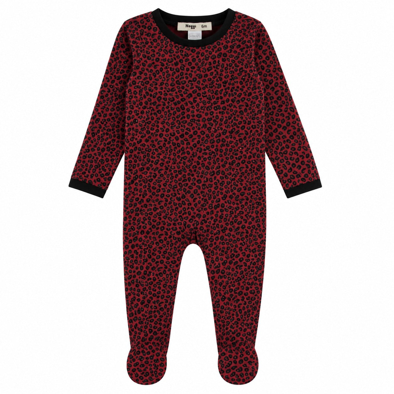 Bamboo Leopard Footie