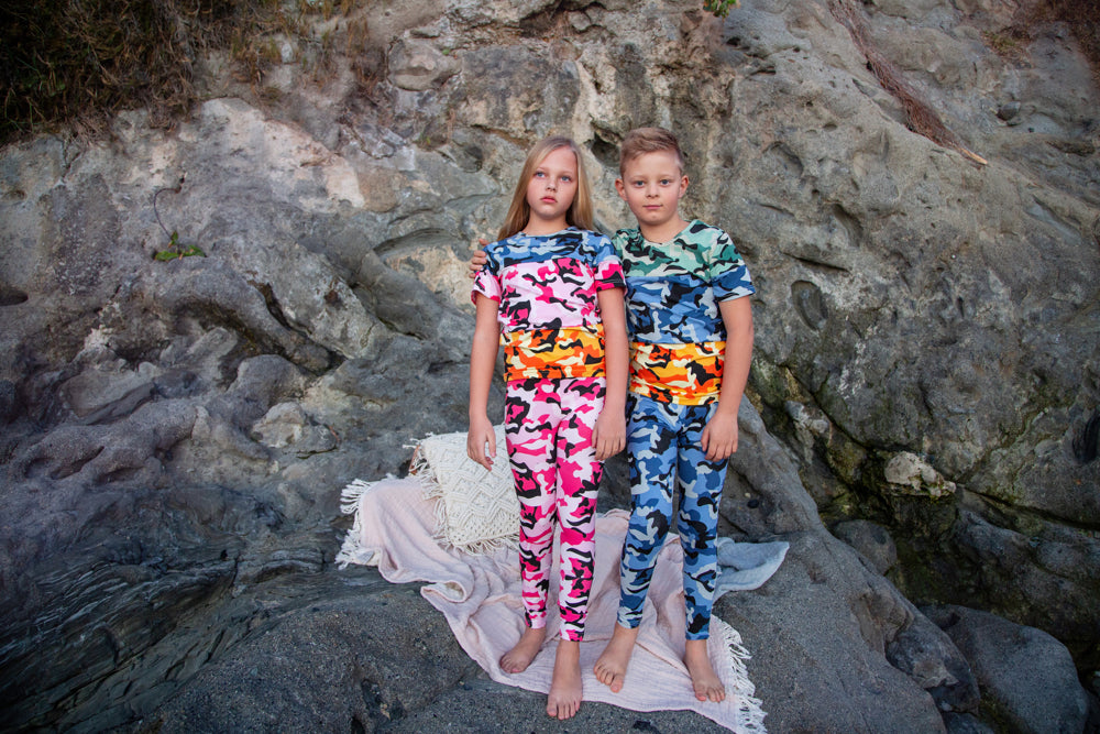 Camo Color Block Collection, Girls